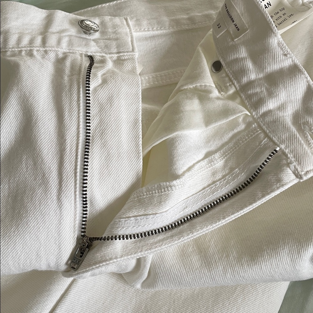 Madewell The Balloon Jean White Size 32 NEW - Picture 8 of 11